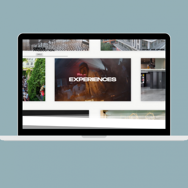 Webdesign Circle production